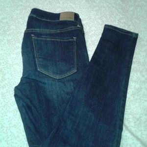 Women blue jeans pants